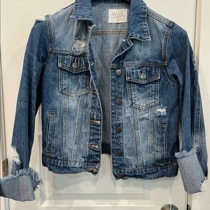 Distressed Jean Jacket